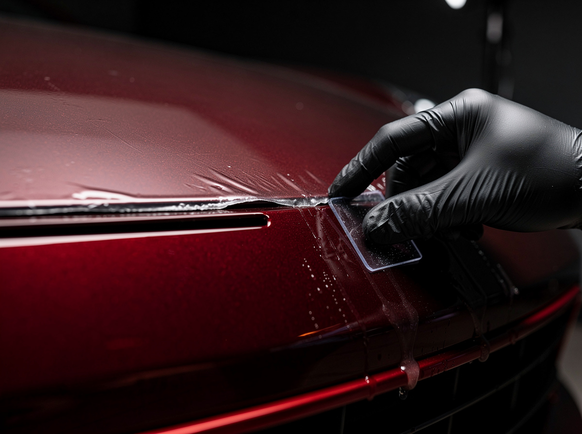 Partial Front paint protection film coverage